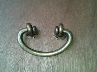 Brass Handle code A.147SM size long 123 mm. wide 77 mm.