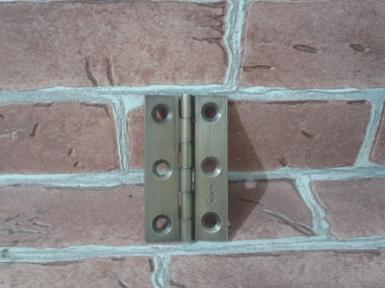 Hinges Code V.007 size L: 50 mm. wide 30 mm.