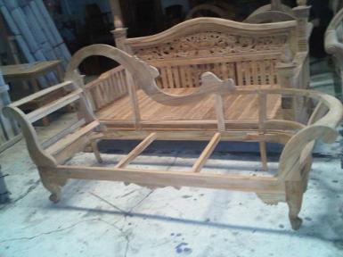 Day Bed Code.DB900A frame teak wood size 1.80m.x60cm.