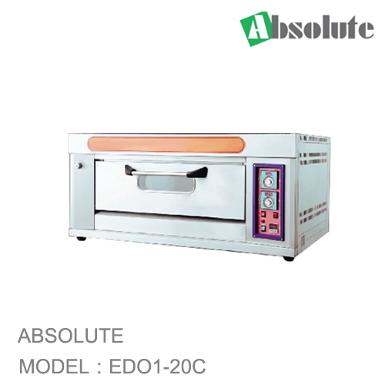 EDO1-20C : Electric deck oven (new type) 1 deck 2 trays