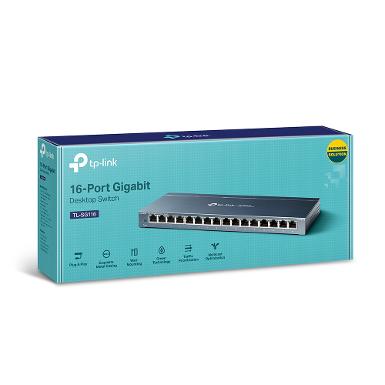 TP-LINK TL-SG116 16-Port Gigabit Desktop Switch