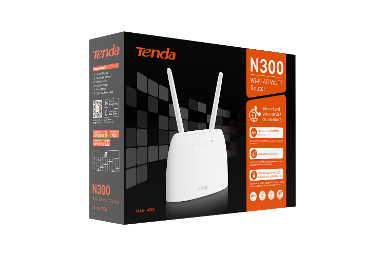 TENDA 4G06 N300 Wi-Fi 4G VoLTE Router