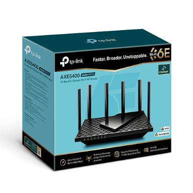 TP-LINK Archer AXE75 AXE5400 Tri-Band Wi-Fi 6E Router