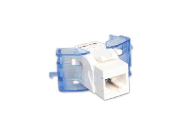 LINK US-1006STF CAT6 RJ45 White JACK, Slim Tool Free