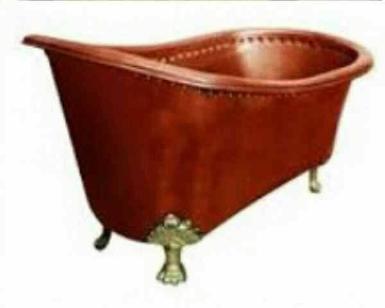 Copper Bathtub with brass leg ITEM CODE BTSS.18 size