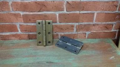 Brass Hinge Item code V.004 size long 75 mm. wide 47 mm.