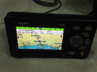 GPS ดาวเทียม Samyung N430 จอ4.3"จอสี LCD เมนูภาษาไทย